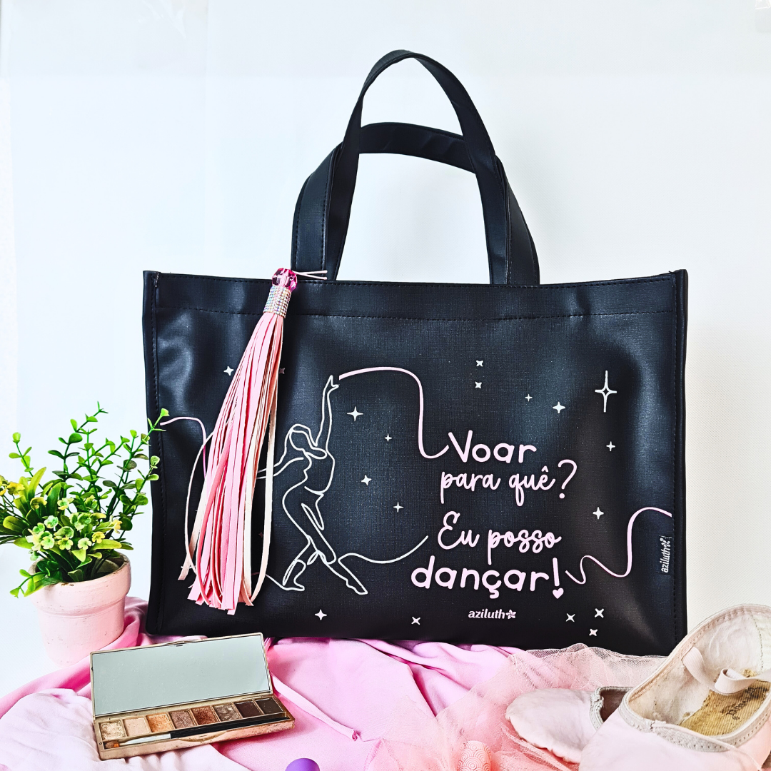 MINI SHOP BAG DANÇA BAILARINA* - Além de linda, esta bolsa é muito espaçosa  e super versátil! - Aziluth Presentes